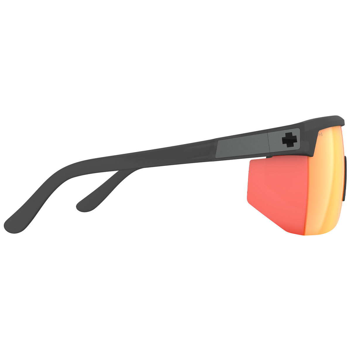 SUPER FLYNN, Translucent Matte Black-HD Plus Green with Orange Spectra Mirror, hi-res image number null